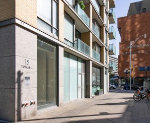 Corner of Yonge Street & Yorkville Ave - Southeast elevation