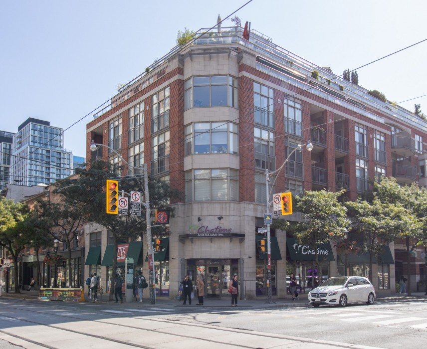 Corner of King and Jarvis Streets - Northwest elevation